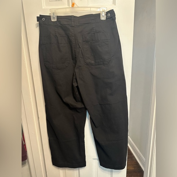 NWT Old Navy Canvas Wide Leg Workwear Pants Size 12 - Picture 3 of 4